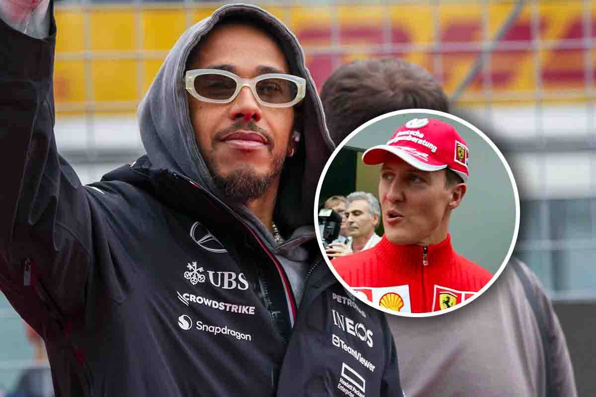 Hamilton, lo scatto lascia di stucco: l'inglese in 'versione' Schumacher