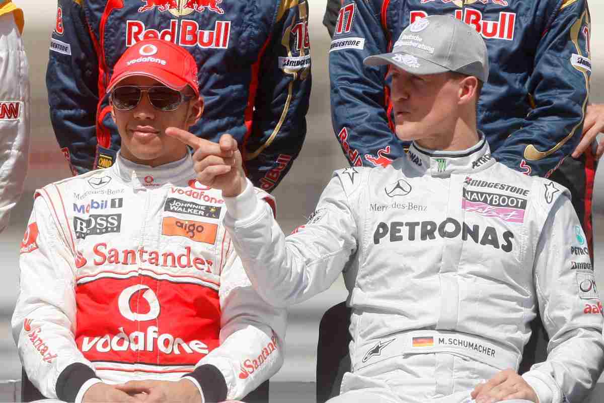 Schumacher insieme ad Hamilton, tutto vero